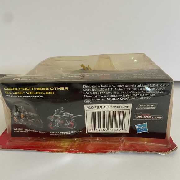 GI Joe Retaliation Road Retaliator Motorcycle With Flint New in Box - Picture 3 of 6